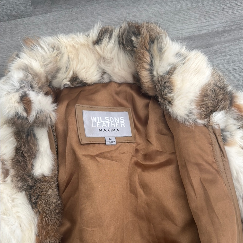 Wilsons Leather Fur-Trimmed Jacket